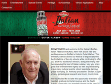 Tablet Screenshot of buffaloitalianfestival.com